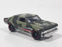 2020 Hot Wheels Rod Squad '68 Nova Army Green Die Cast Toy Car Vehicle