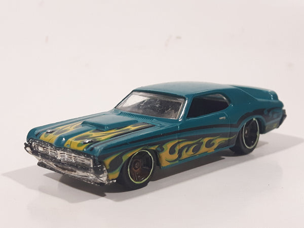 2014 Hot Wheels HW Workshop - Heat Fleet '69 Mercury Cougar Eliminator Green Die Cast Toy Muscle Car Vehicle