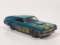 2014 Hot Wheels HW Workshop - Heat Fleet '69 Mercury Cougar Eliminator Green Die Cast Toy Muscle Car Vehicle