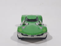 2010 Hot Wheels Track Stars Twin Mill III Metalflake Green Die Cast Toy Car Vehicle