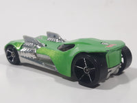 2010 Hot Wheels Track Stars Twin Mill III Metalflake Green Die Cast Toy Car Vehicle