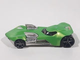 2010 Hot Wheels Track Stars Twin Mill III Metalflake Green Die Cast Toy Car Vehicle