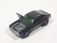 2010 Hot Wheels Muscle Mania '67 Camaro Black Die Cast Toy Car Vehicle with Opening Hood