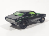 2010 Hot Wheels Muscle Mania '67 Camaro Black Die Cast Toy Car Vehicle with Opening Hood