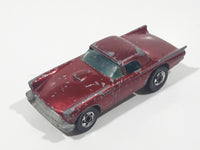 1982 Hot Wheels '57 T-Bird Metalflake Red Die Cast Toy Classic Car Vehicle