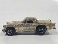 1992 Hot Wheels Gleam Team '57 T-Bird Textured Gold Chrome Die Cast Toy Classic Car Vehicle