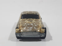 1992 Hot Wheels Gleam Team '57 T-Bird Textured Gold Chrome Die Cast Toy Classic Car Vehicle