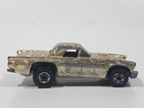 1992 Hot Wheels Gleam Team '57 T-Bird Textured Gold Chrome Die Cast Toy Classic Car Vehicle