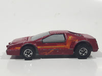 Vintage 1985 Hot Wheels Crack Ups Smash Mobile Maroon Die Cast Toy Car Vehicle Hong Kong