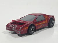 Vintage 1985 Hot Wheels Crack Ups Smash Mobile Maroon Die Cast Toy Car Vehicle Hong Kong