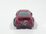 Vintage 1985 Hot Wheels Crack Ups Smash Mobile Maroon Die Cast Toy Car Vehicle Hong Kong