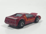 Vintage 1985 Hot Wheels Crack Ups Smash Mobile Maroon Die Cast Toy Car Vehicle Hong Kong