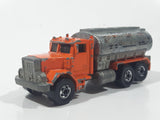 1981 Hot Wheels Peterbilt Tanker Truck California Construction Company Die Cast Toy Car Vehicle