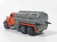 1981 Hot Wheels Peterbilt Tanker Truck California Construction Company Die Cast Toy Car Vehicle