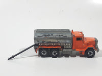 1981 Hot Wheels Peterbilt Tanker Truck California Construction Company Die Cast Toy Car Vehicle