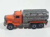 1981 Hot Wheels Peterbilt Tanker Truck California Construction Company Die Cast Toy Car Vehicle