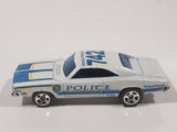 2011 Hot Wheels HW Main Street '69 Dodge Charger Ocala Police 742 Pearl White Die Cast Toy Muscle Car Vehicle