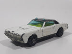 Vintage Corgi Juniors Whizzwheels Mercury Cougar XR7 White and Black Die Cast Toy Car Vehicle