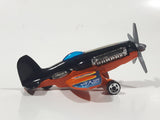 2010 Hot Wheels HW Racing Mad Propz Black Die Cast Toy Airplane