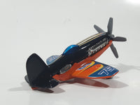 2010 Hot Wheels HW Racing Mad Propz Black Die Cast Toy Airplane