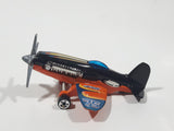 2010 Hot Wheels HW Racing Mad Propz Black Die Cast Toy Airplane