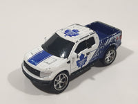 2010 Maisto Top Dog NHL Ice Hockey Toronto Maple Leafs Ford F-150 Raptor Truck Dark Blue and White Die Cast Toy Car Vehicle