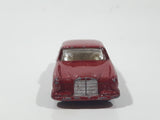 Vintage 1960s Lesney Matchbox Series No. 53 Mercedes-Benz 220 SE Dark Red Die Cast Toy Car Vehicle with Opening Doors