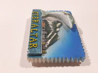 Gibraltar Jumping Dolphin Themed 2 1/8" x 3 1/8" 3D Resin Fridge Magnet