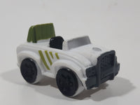 2017 Spin Master Paw Patrol White Hard Rubber Toy Vehicle with Stationary Wheels