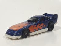 1996 Hot Wheels Flames Series Funny Car 1/5 Blue Die Cast Toy Race Car Vehicle McDonald's Happy Meal