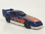 1996 Hot Wheels Flames Series Funny Car 1/5 Blue Die Cast Toy Race Car Vehicle McDonald's Happy Meal