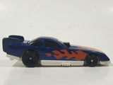 1996 Hot Wheels Flames Series Funny Car 1/5 Blue Die Cast Toy Race Car Vehicle McDonald's Happy Meal