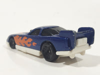 1996 Hot Wheels Flames Series Funny Car 1/5 Blue Die Cast Toy Race Car Vehicle McDonald's Happy Meal