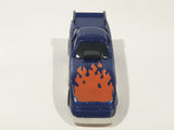 1996 Hot Wheels Flames Series Funny Car 1/5 Blue Die Cast Toy Race Car Vehicle McDonald's Happy Meal