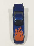 1996 Hot Wheels Flames Series Funny Car 1/5 Blue Die Cast Toy Race Car Vehicle McDonald's Happy Meal