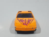 1992 Hot Wheels Pontiac Firebird T-Top Orange Plastic Body Die Cast Toy Car Vehicle