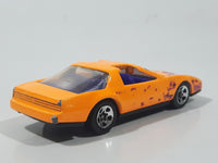 1992 Hot Wheels Pontiac Firebird T-Top Orange Plastic Body Die Cast Toy Car Vehicle