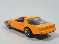 1992 Hot Wheels Pontiac Firebird T-Top Orange Plastic Body Die Cast Toy Car Vehicle