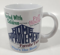 Dicksons, Inc. If you're Married With Children and have a Full House you'll have a real Home Improvement if you strengthen your Family Ties with Jesus, Who's The Boss 1990s Television Shows 3 3/4" Tall Ceramic Coffee Mug Cup