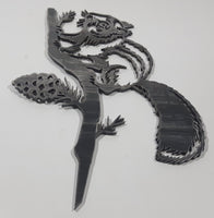 Squirrel on Branch Laser Cut Steel 6 1/2" x 10" Metal Wall Plaque