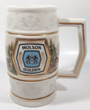 1988 The Franklin Mint Official Presentation Tankards Of The World's Great Breweries Molson Golden 6 3/4" Tall Ceramic Embossed Beer Stein Mug