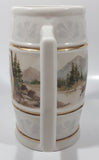 1988 The Franklin Mint Official Presentation Tankards Of The World's Great Breweries Molson Golden 6 3/4" Tall Ceramic Embossed Beer Stein Mug