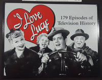 "I Love Lucy" 179 Episodes of Television History 12 1/2" x 16" Lithographed Steel Metal Sign