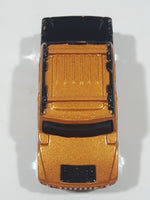 2001 Maisto Hummer H2 Concept Metalflake Copper Orange Die Cast Toy Car Vehicle