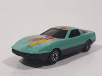 Yatming Chevrolet Corvette C4 Light Blue No. 809 Die Cast Toy Car Vehicle