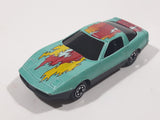 Yatming Chevrolet Corvette C4 Light Blue No. 809 Die Cast Toy Car Vehicle