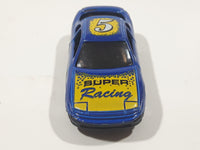 Yat Ming No. 805 1989-1993 Toyota Celica Turbo AWD 5th Gen T180 "Super Racing" #5 Blue Die Cast Toy Car Vehicle