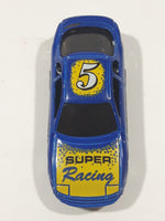 Yat Ming No. 805 1989-1993 Toyota Celica Turbo AWD 5th Gen T180 "Super Racing" #5 Blue Die Cast Toy Car Vehicle