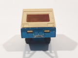 Vintage Majorette No. 325 Caravane Camper Traiper Blue and White 1/70 Scale Die Cast Toy Car Vehicle with Opening Door