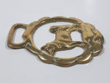 Antique Siberian Husky Dog Themed Horse Brass 2 3/4" x 3 3/8"